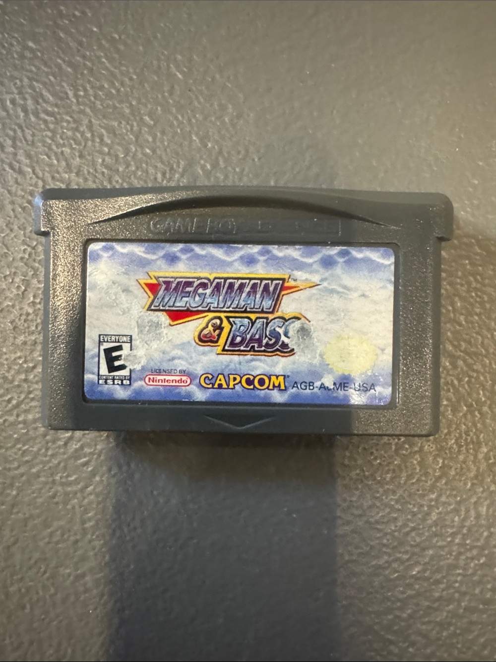 Nintendo Mega Man & Bass GBA Cartridge - Gray Label Art